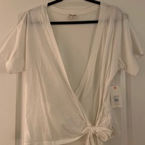 White Billabong Wrap Tee
